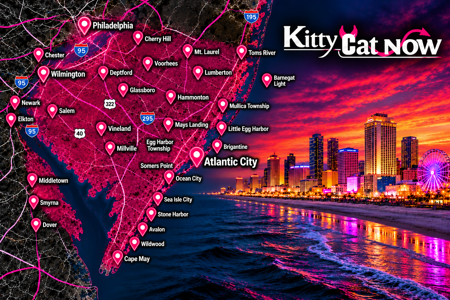 Kitty Cat Now Atlantic City Service Area Kitty Cat Now Atlantic City Service Area